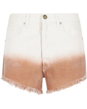 Alanui Shades Of Eden Denim Shorts - Weiß