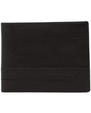 Piquadro Leder Geldbörsen Und Kartenhalter - Schwarz