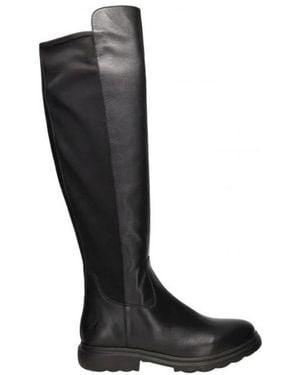 Salamander High Boots - Negro