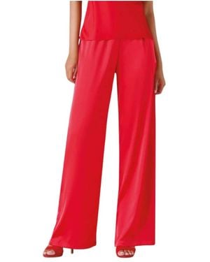 Hanita Wide Pants - Red