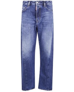 DSquared² Wide Jeans - Blauw