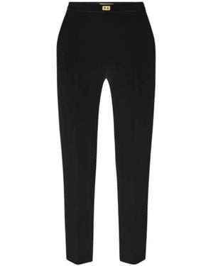 Elisabetta Franchi Slim-Fit Trousers - Nero