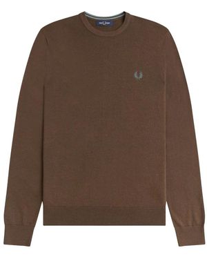 Fred Perry Round-Neck Knitwear - Bruin