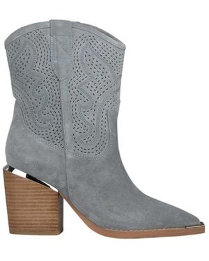 Alma En Pena. Cowboy & Biker Boots - Grey