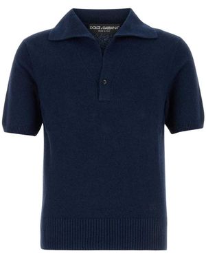 Dolce & Gabbana Polo Shirts - Blue