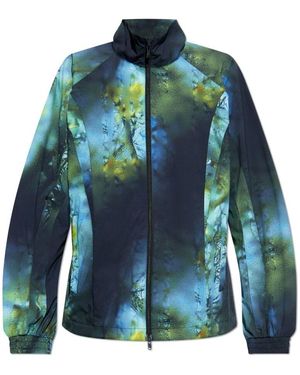 Y-3 Leichte jacke mit stehkragen - Grün