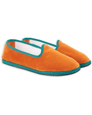 Gallo Einfarbige farbene samtschuhe - Blau