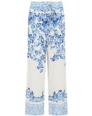 GUSTAV Wide Trousers - Azul