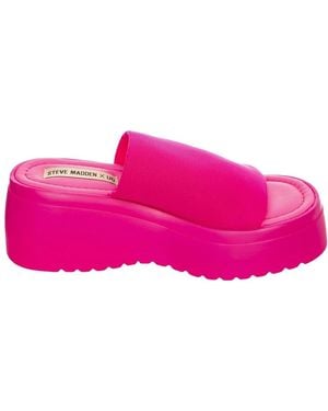 Steve Madden Roze Synthetische Plateau Sandalen