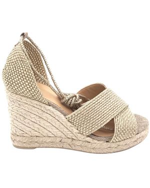 Castañer Schoenen ,Geel ,Leer Becca Wedge - Naturel