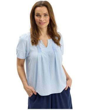 iN FRONT Blouses - Azul