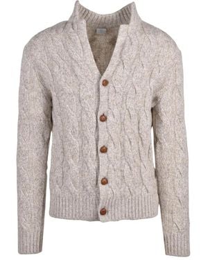 Eleventy Strickjacke Mit Knöpfen - Grau