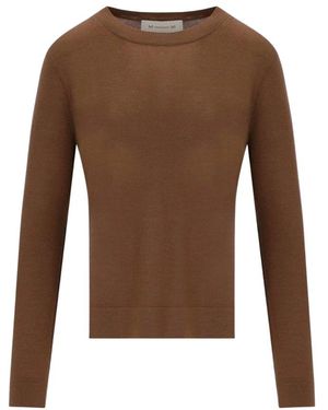 Max Mara Round-Neck Knitwear - Brown