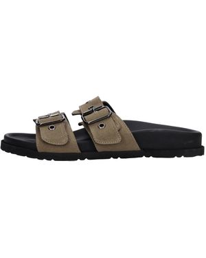 MSGM Sandalen Grün - Braun