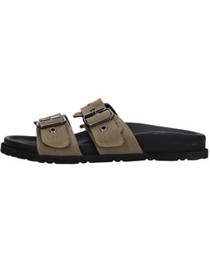 MSGM Schoenen ,Groen ,Sandalen Groen - Bruin