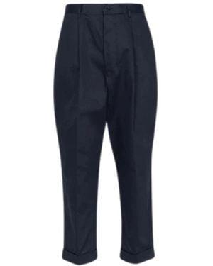 Ami Paris Cropped Trousers - Blue