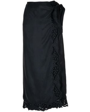 EMMA & GAIA Midi Skirts - Negro