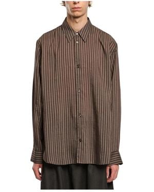 Studio Nicholson Boxy Oversized Shirt - Braun