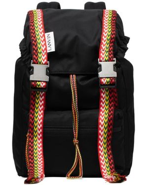 Lanvin Zaino nero multicolore nano curb