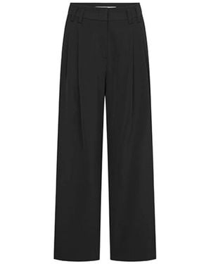 RAFFAELLO ROSSI Wide Trousers - Black