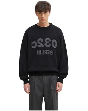 032c Selfie Sweater - Zwart