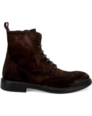 Sangiorgio Lace-Up Boots - Marron