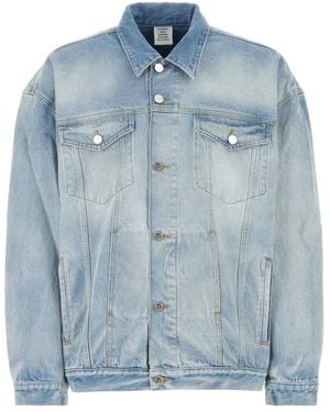 Vetements Denim Jackets - Blue