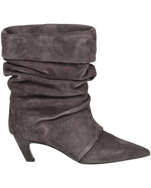 Ash Heeled Boots - Gris
