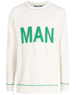 Junya Watanabe Round-Neck Knitwear - Vert