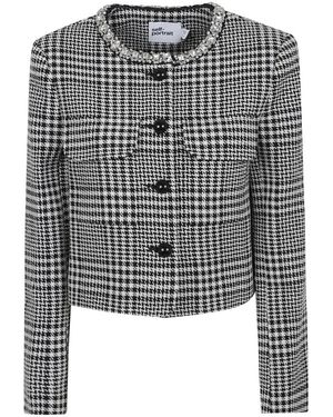 Self-Portrait Tweed Jackets - Negro
