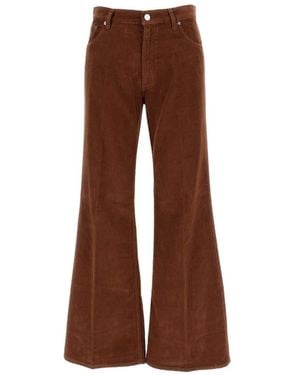 Haikure Wide Trousers - Marrón