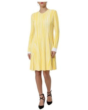 Calvin Klein Midi Dresses - Yellow