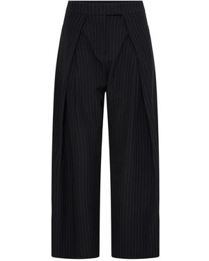 Ichi Wide Trousers - Negro