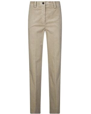 Antonelli Broeken ,Rubiera Pantalone Velluto - Naturel