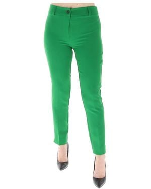 Sol Wears Women Slim-Fit Pants - Green