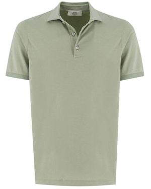 Mauro Ottaviani Klassisches Baumwoll-Poloshirt - Grün