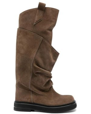 The Attico High Boots - Marrón