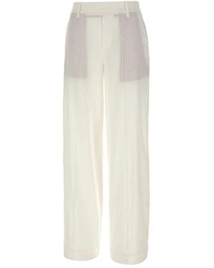 Vince Straight Trousers - White