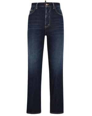 DSquared² Boston Cropped Jeans - Blauw