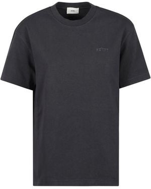 Autry Crew Neck T-Shirt - Zwart