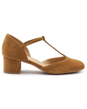 Frau Court Shoes - Brown
