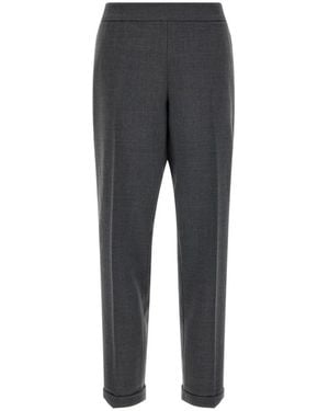 Alberto Biani Cropped Trousers - Gris