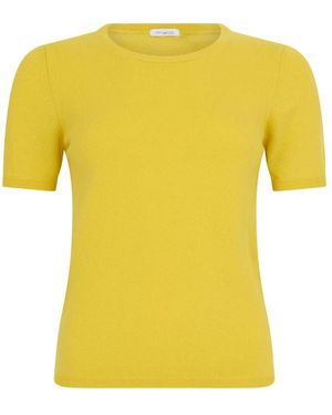 Malo Round-Neck Knitwear - Yellow