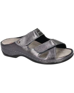 Berkemann Schoenen ,Grijs ,Wol Janna Slipper