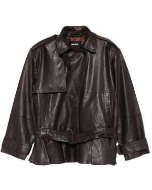 ROTATE BIRGER CHRISTENSEN Leather Jackets - Black