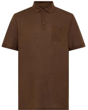 Moorer Polo Shirts - Brown