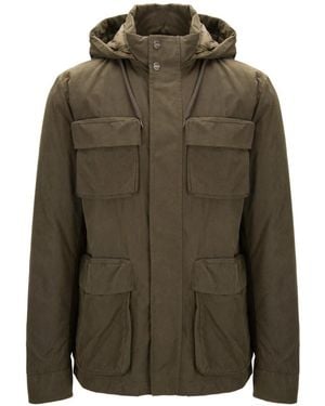 Herno Kapuzen-Daunenjacke - Grün