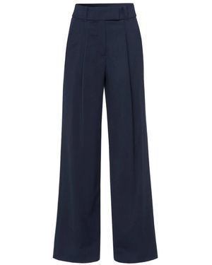 IVY & OAK Wide Trousers - Blue