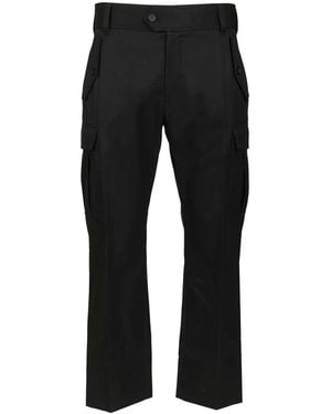 McQueen Straight Trousers - Black