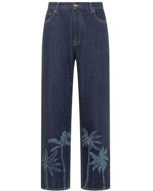 Alanui Straight Jeans - Blue